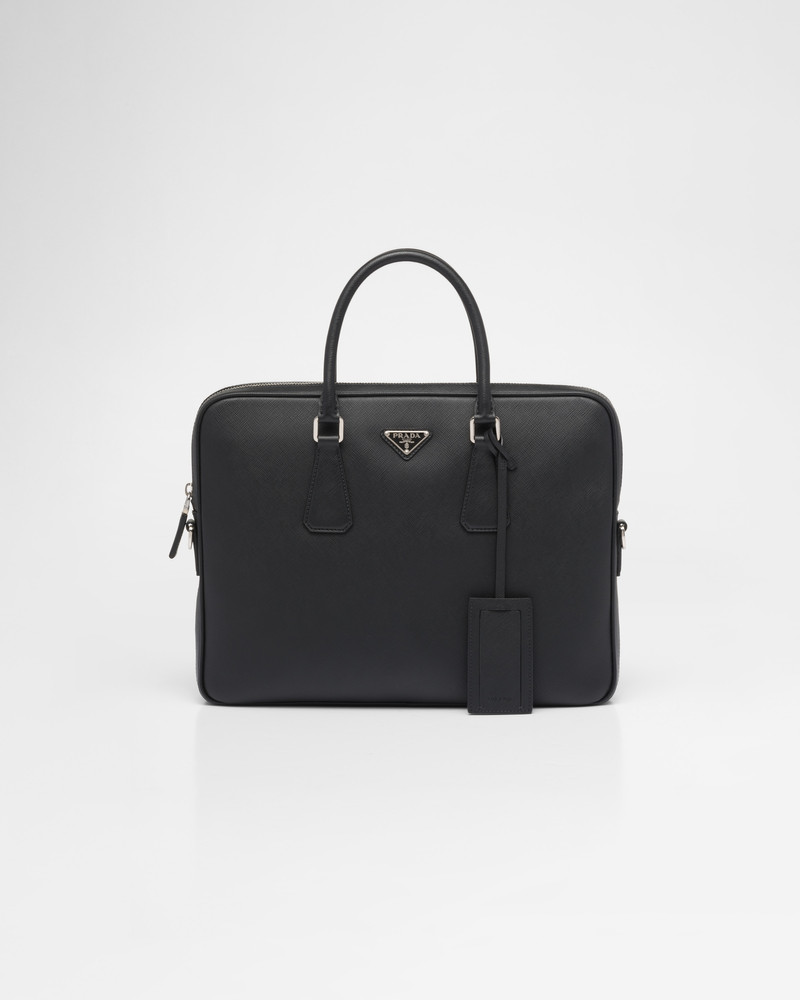 Saffiano Leather Work Bag 1