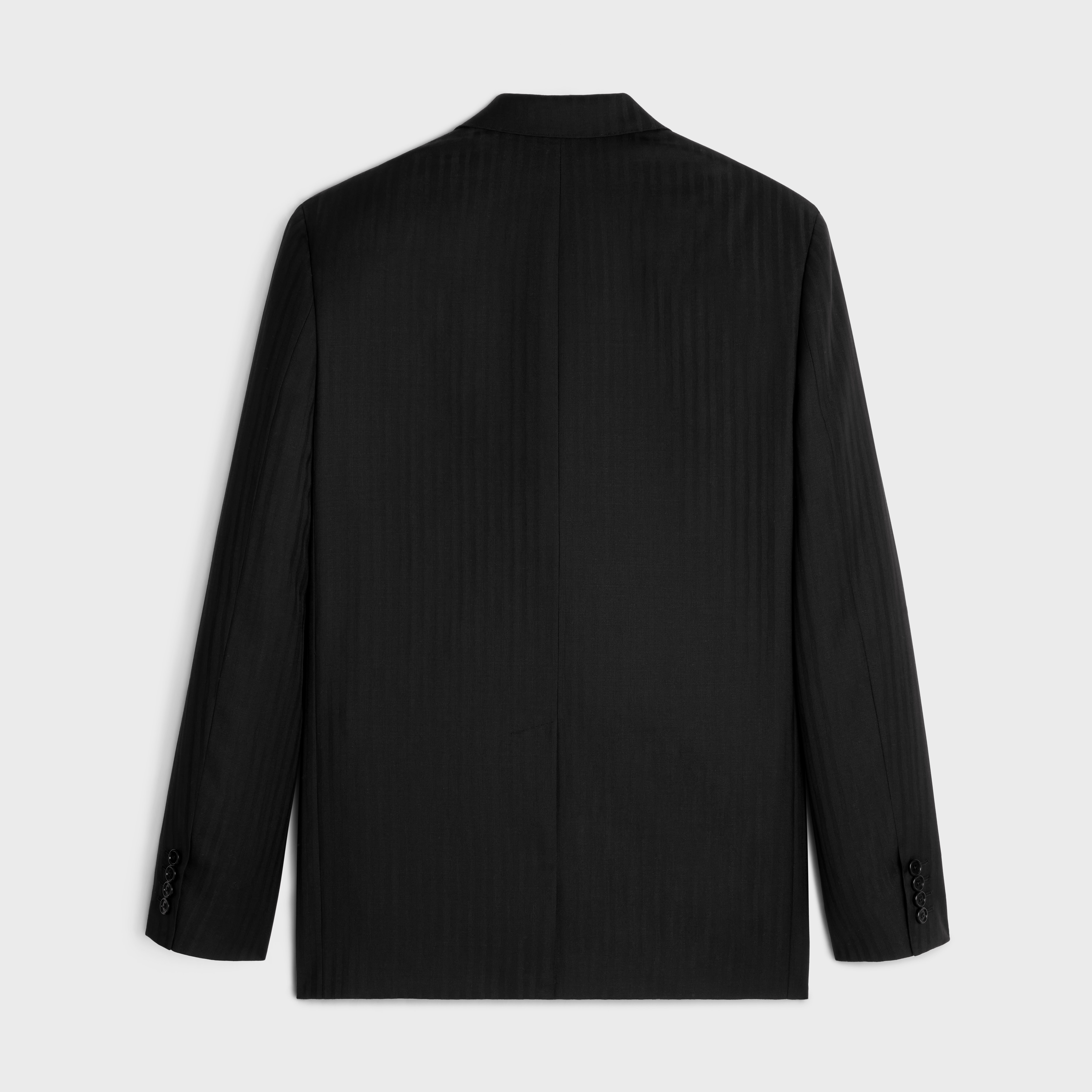 ジャケット・アウター CELINE RAYURE TENNIS CLASSIQUE JACKETS TRIOMPHE BLOUSON JACKET IN RAYON TWILL - NAVY | CELINE