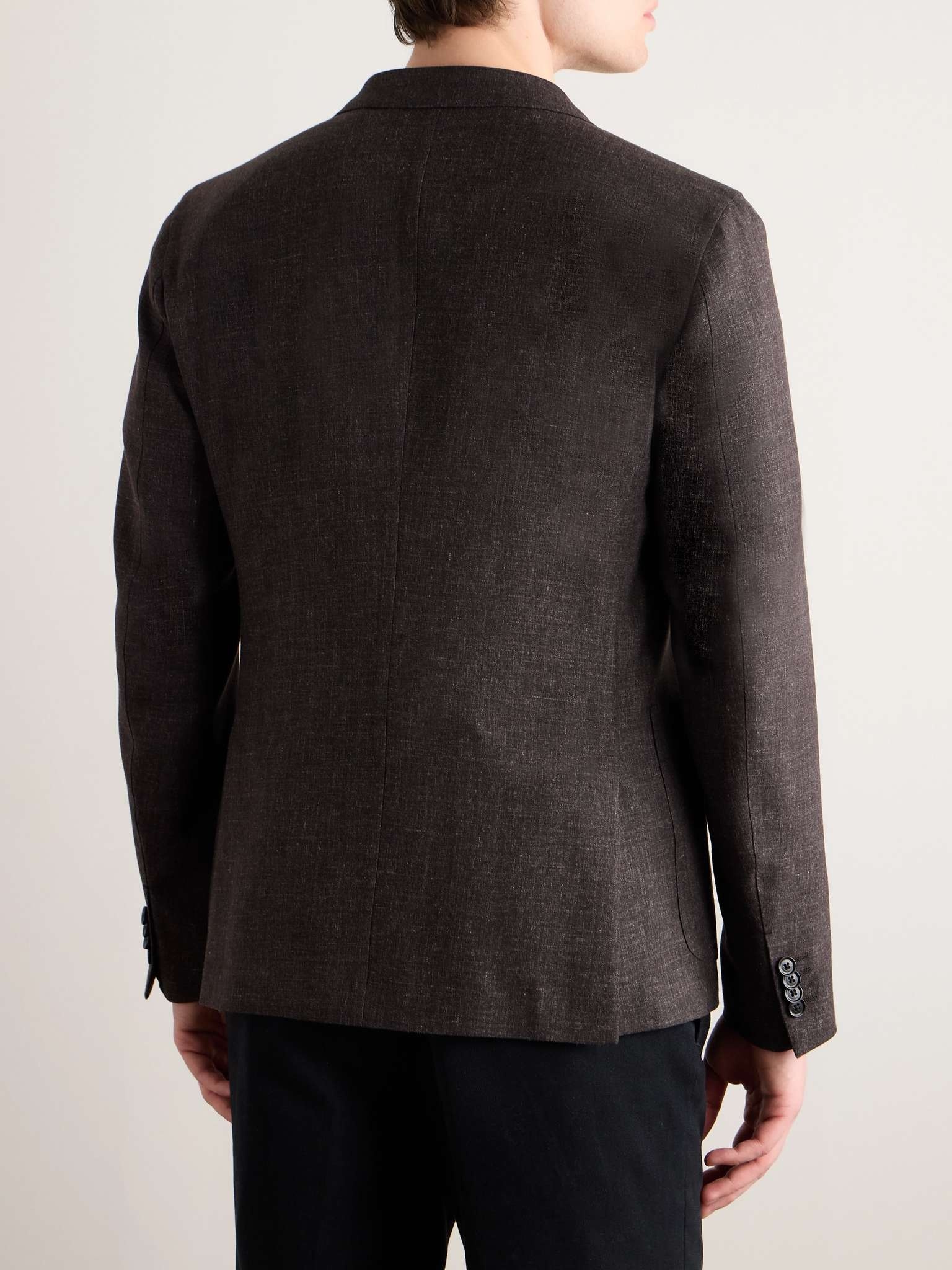 Cashmere and Linen-Blend Blazer - 4