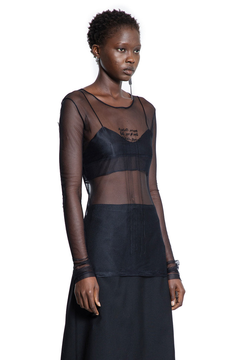 Ann Demeulemeester Fiene-Angel-Divine-Tulle-Long-Sleeve-Top outlook