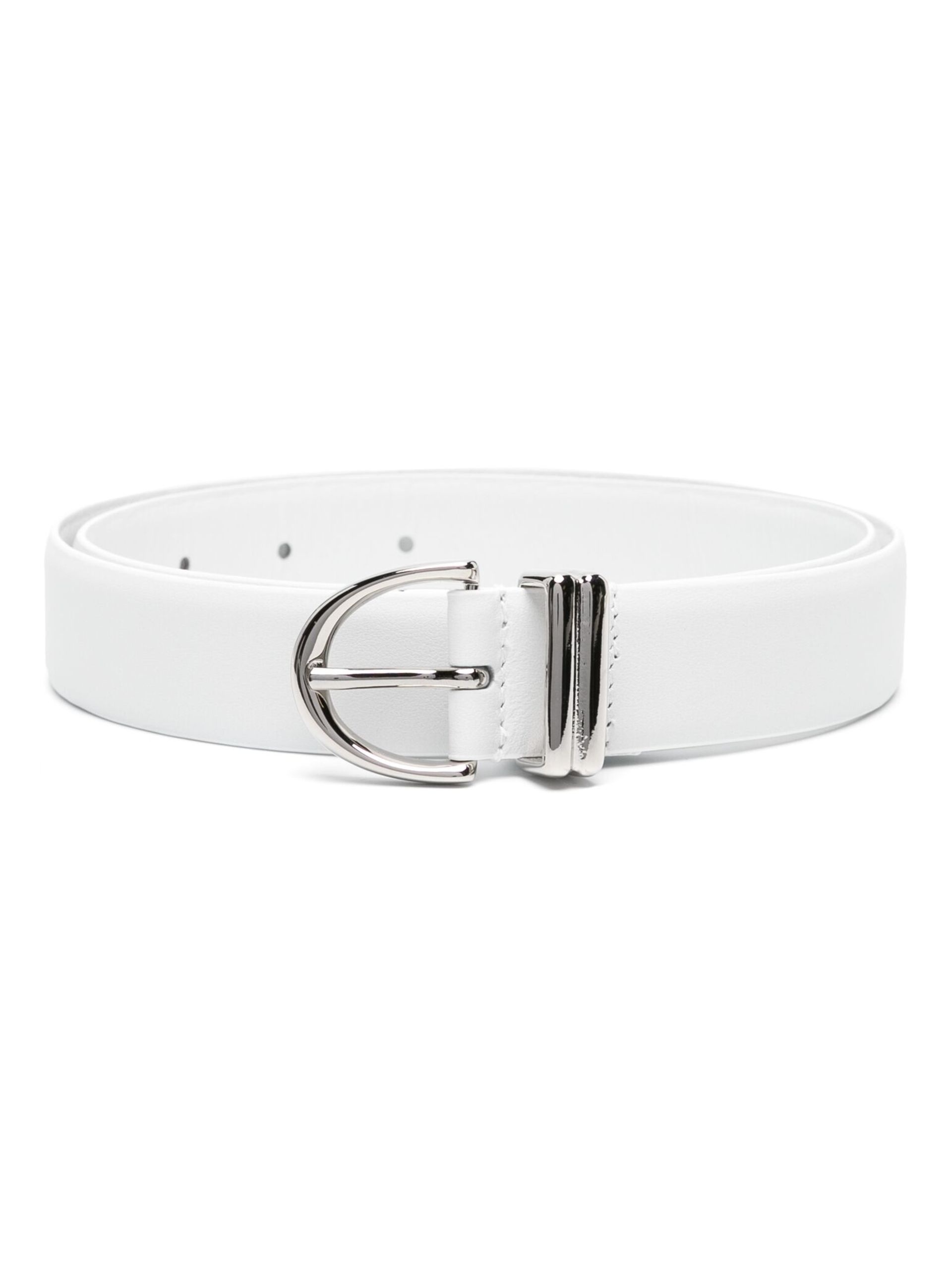 white The Bambi leather belt - 1