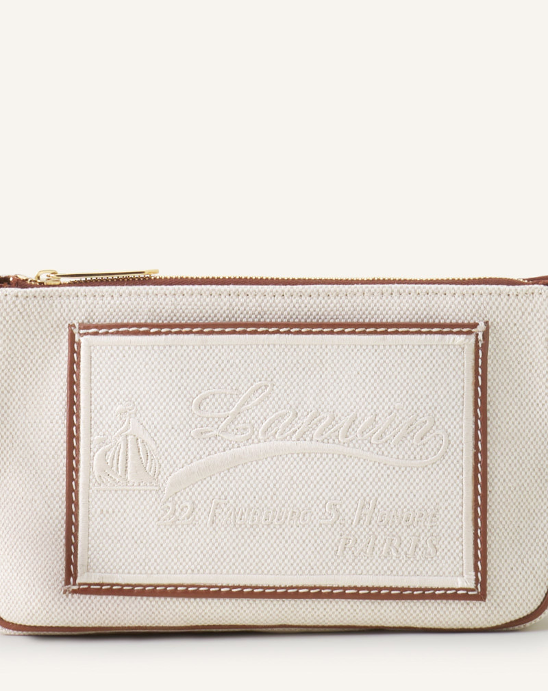 COMPAGNON SMALL ZIPPED SHOLDER BAG IN CANVAS 7