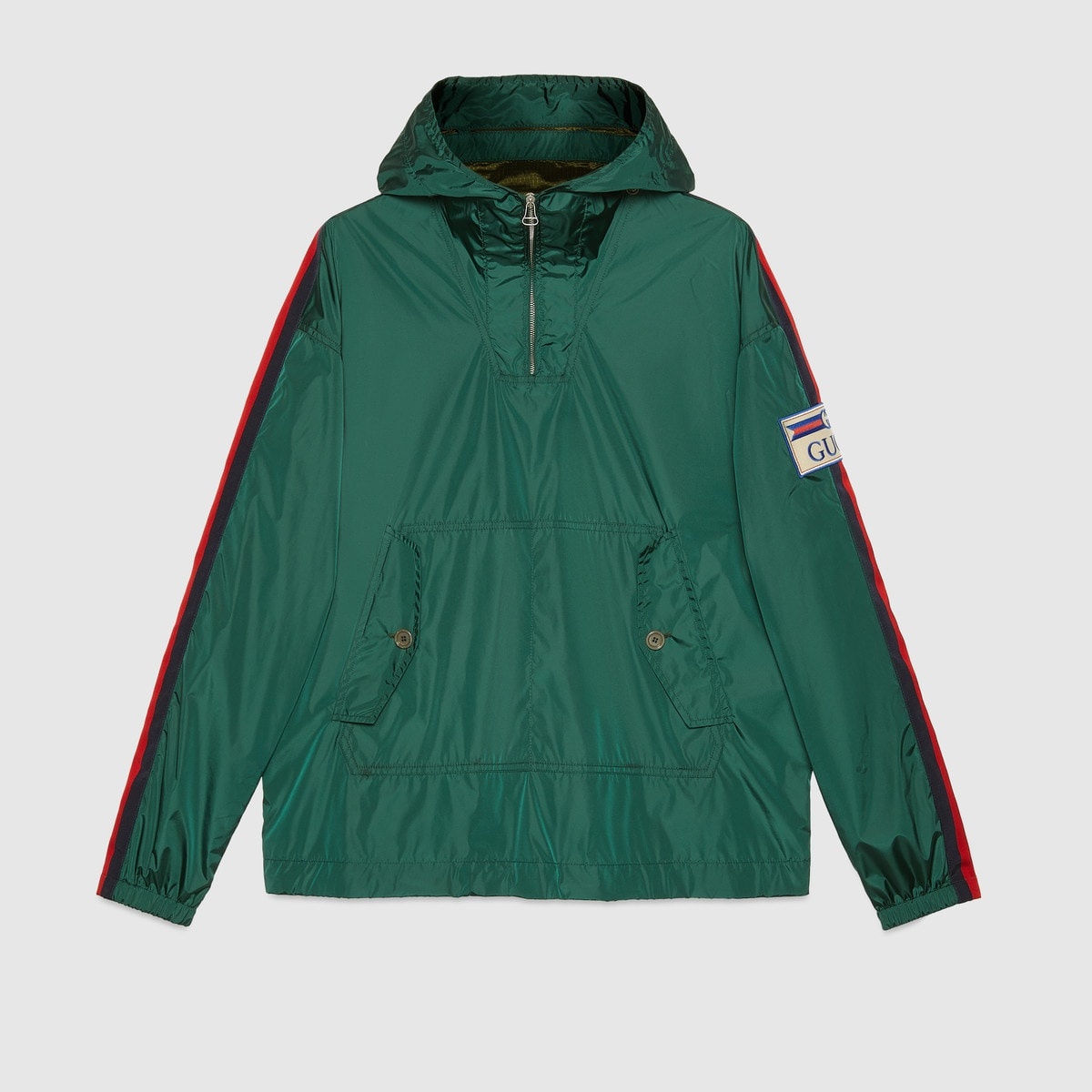 Parachute nylon hooded jacket - 1