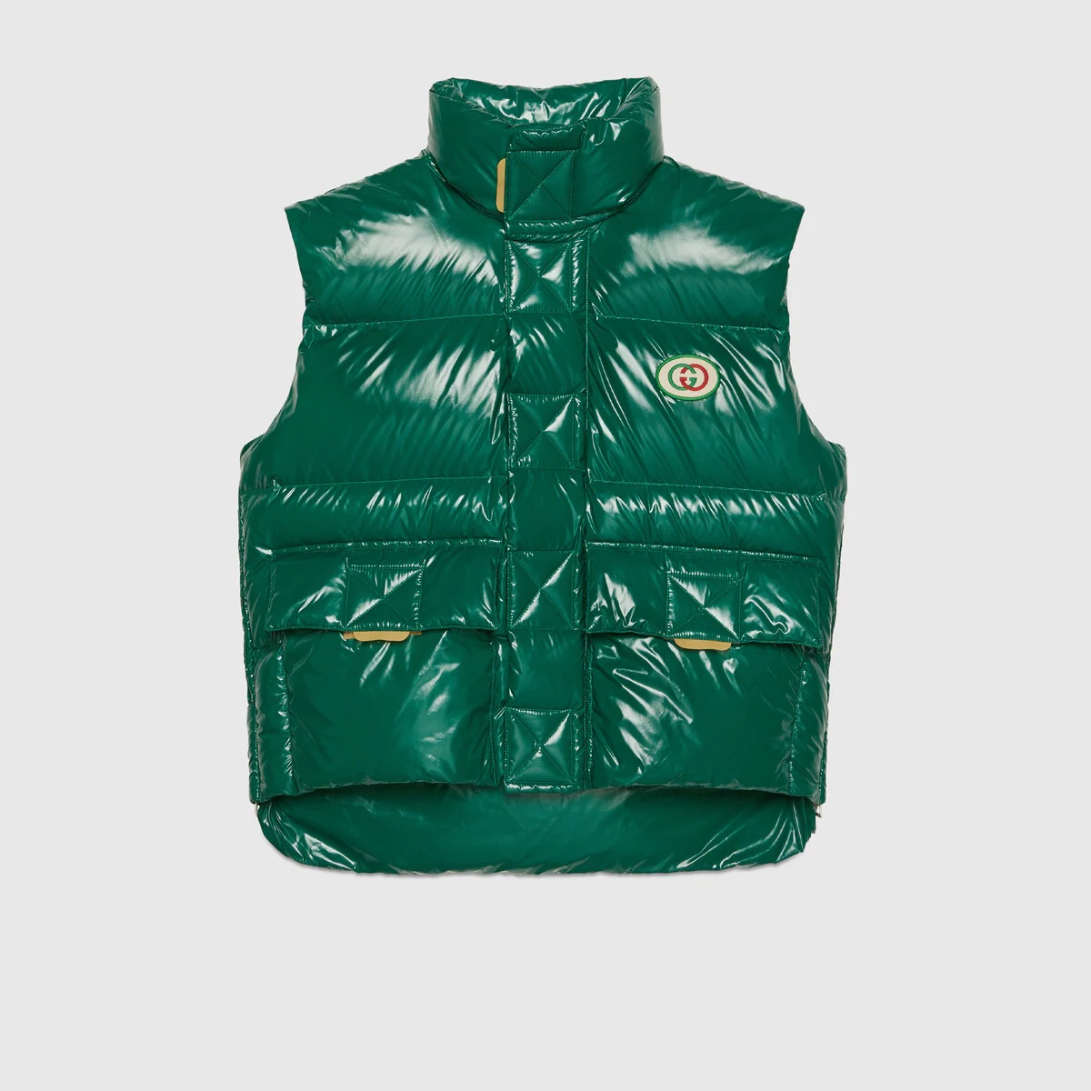 Down padded nylon vest - 6