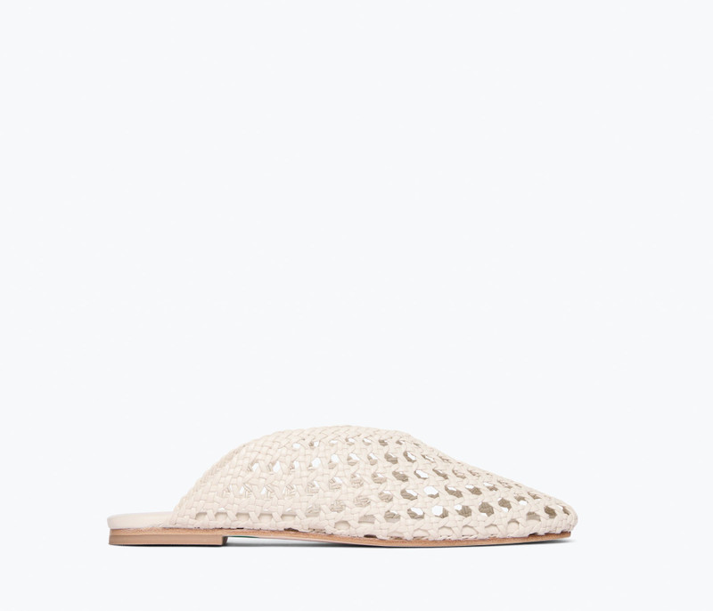 ETTA WOVEN ANKLE LACE-UP FLAT 6