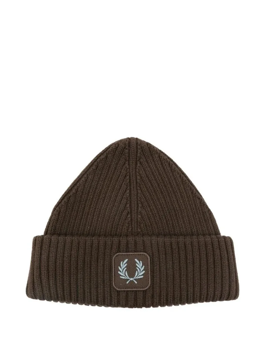 Fred Perry "" Cotton Ribbed Beanie Accessories - 1