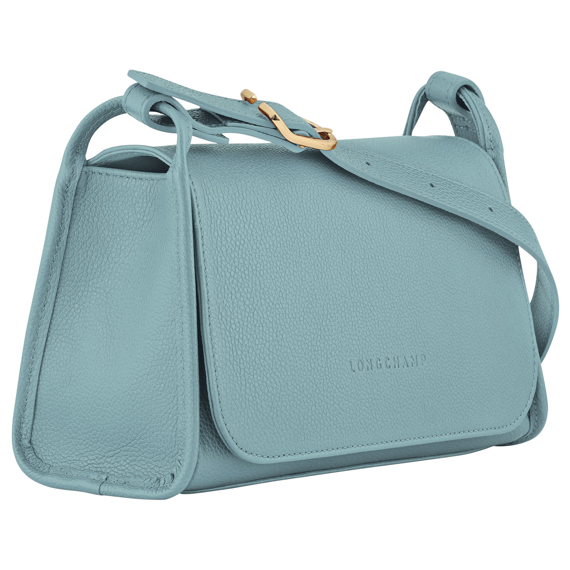 Le Foulonné M Crossbody bag Eucalyptus - Leather - 3