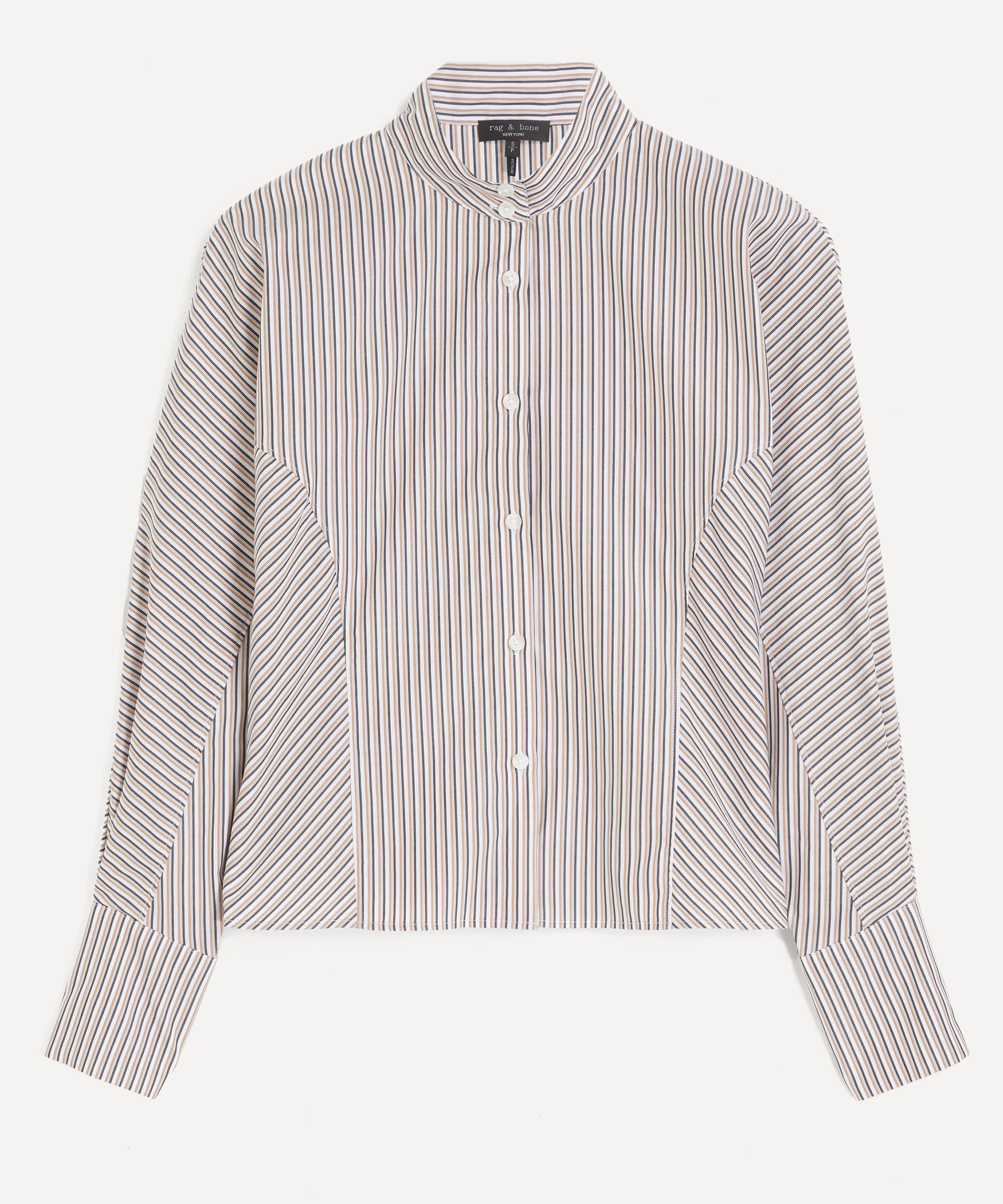 Dustin Striped Cotton Poplin Shirt - 1