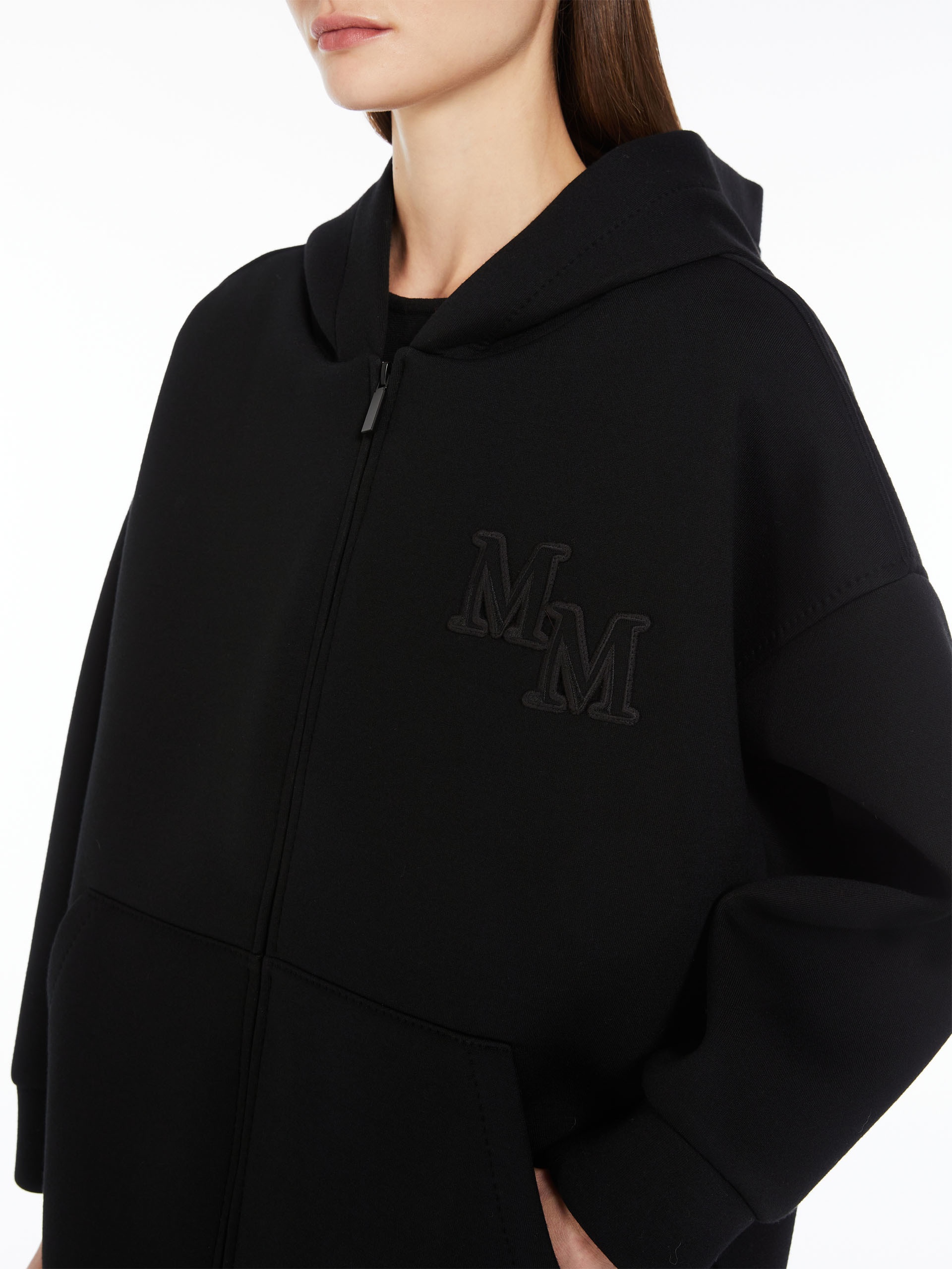 OBBIA Oversized technical-jersey sweatshirt - 5