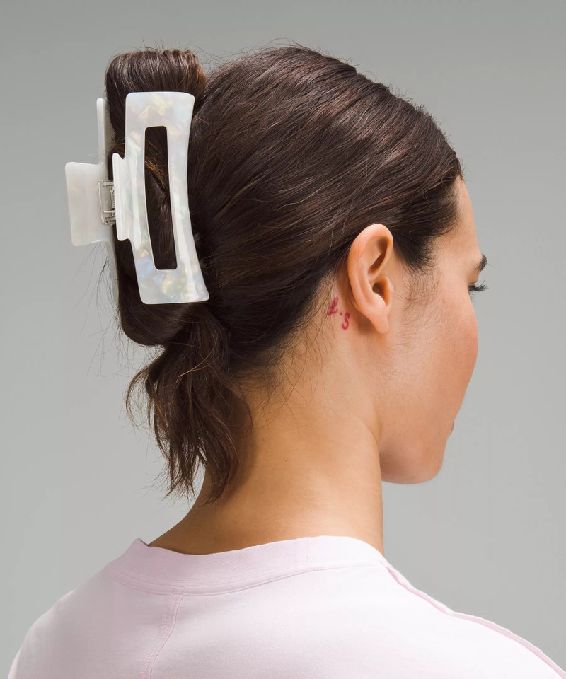 Extra Large + Medium Claw Hair Clips *2 Pack 4