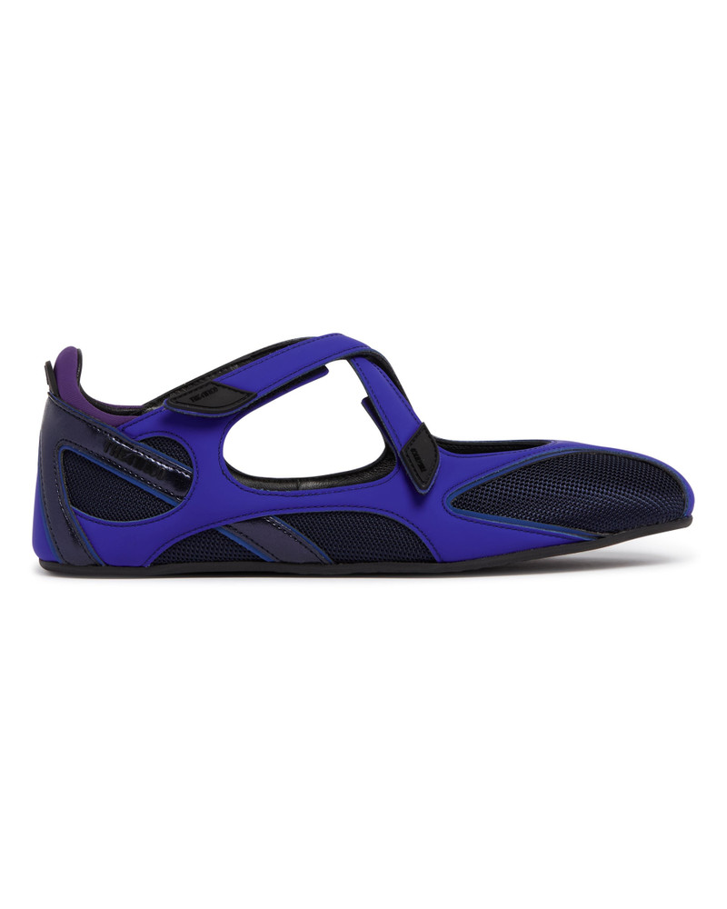 THE ATTICO Purple Flat Floor 01 Ballerinas outlook