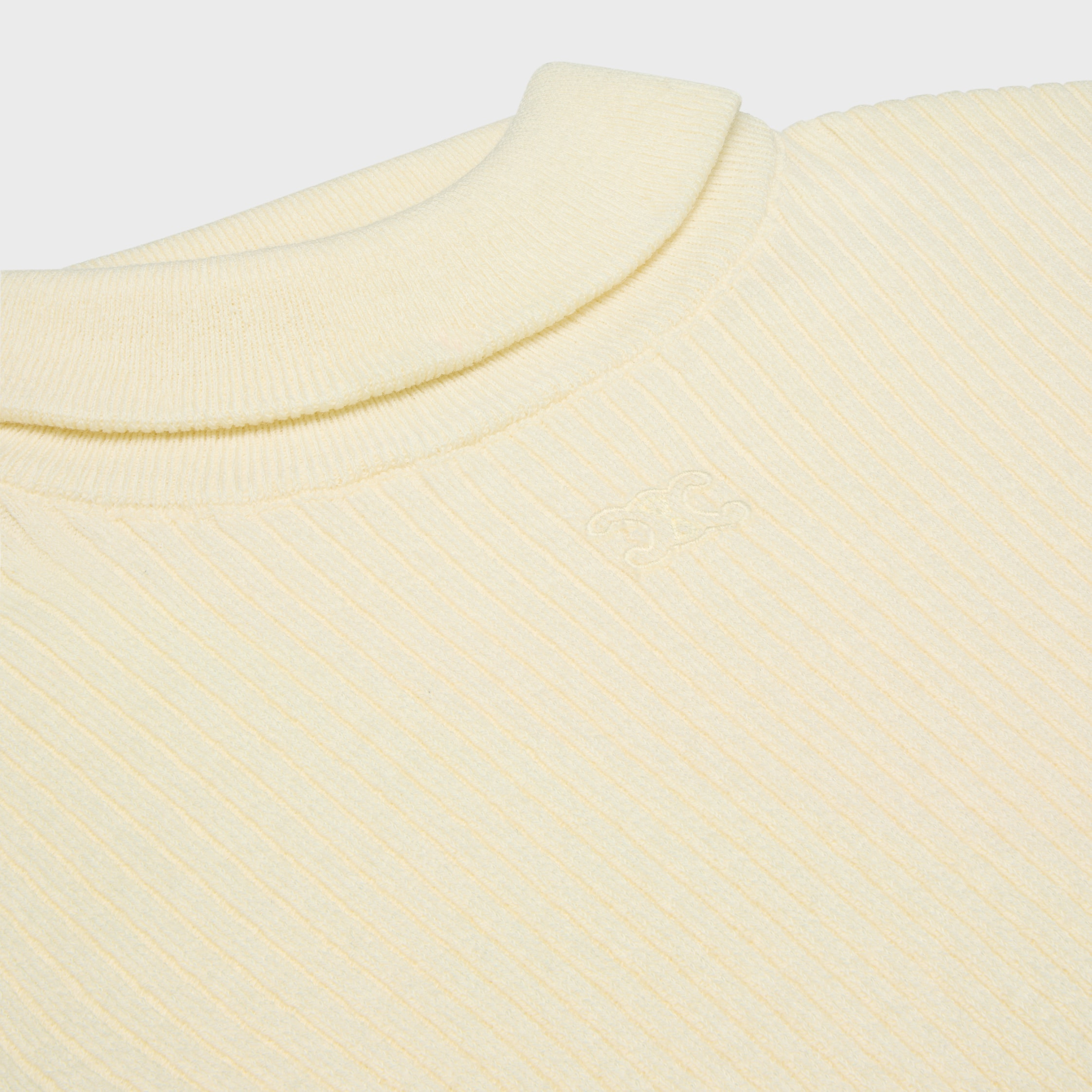 turtleneck top IN striped wool - 3