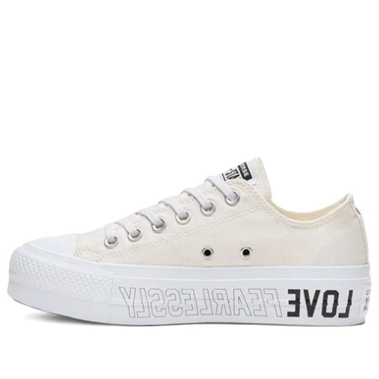 (WMNS) Converse Chuck Taylor All Star Lift Low 'Love Fearlessly' 567312C - 1