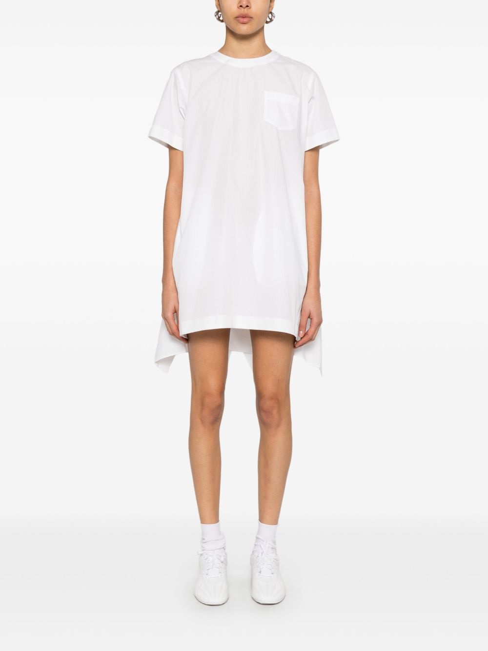poplin mini dress - 3