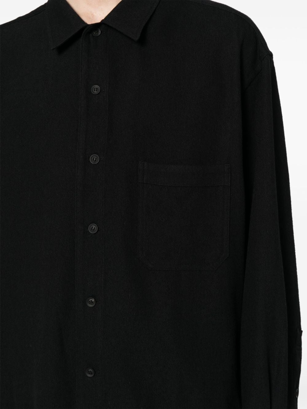 patch-pocket button-down shirt - 5