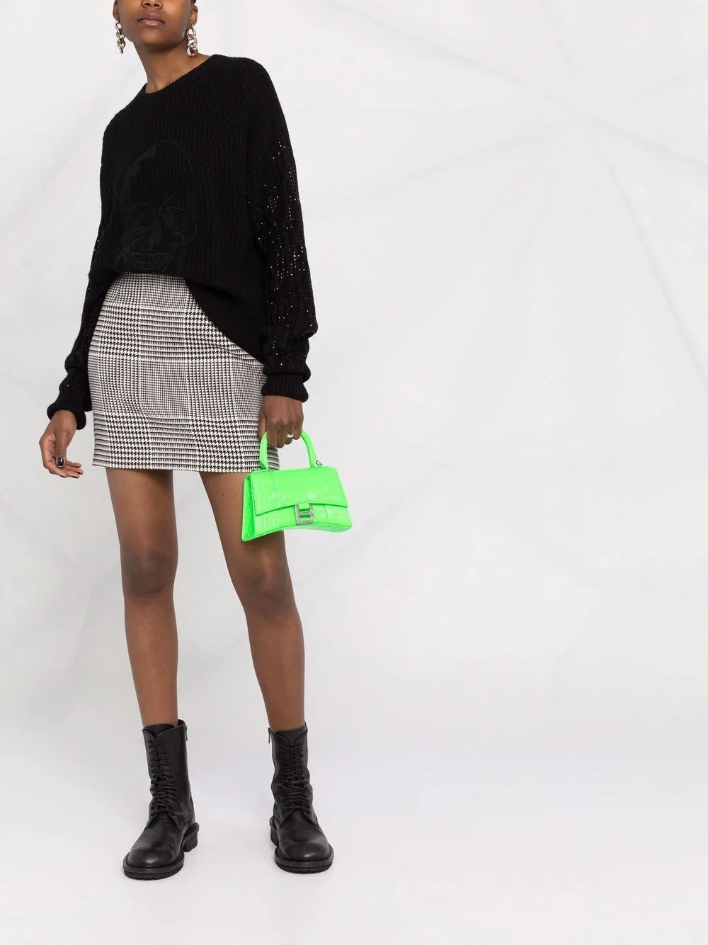 crystal-embellished knitted jumper - 2