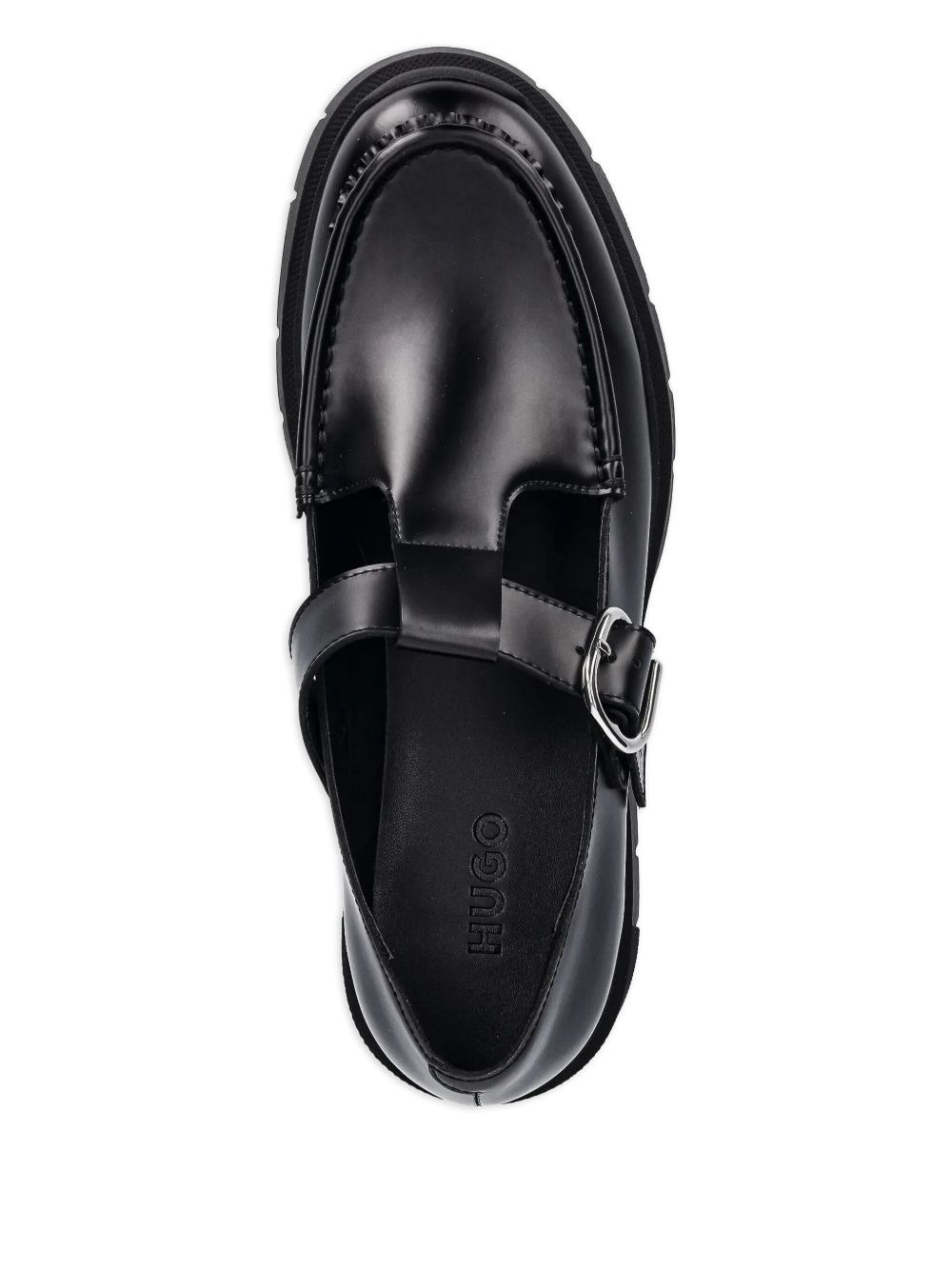buckle-detail platform loafers - 4