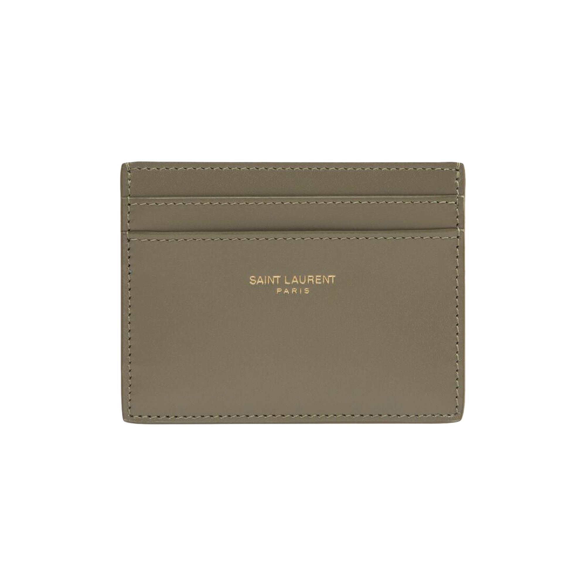 Saint Laurent Card Case 'Strong Moss' - 1