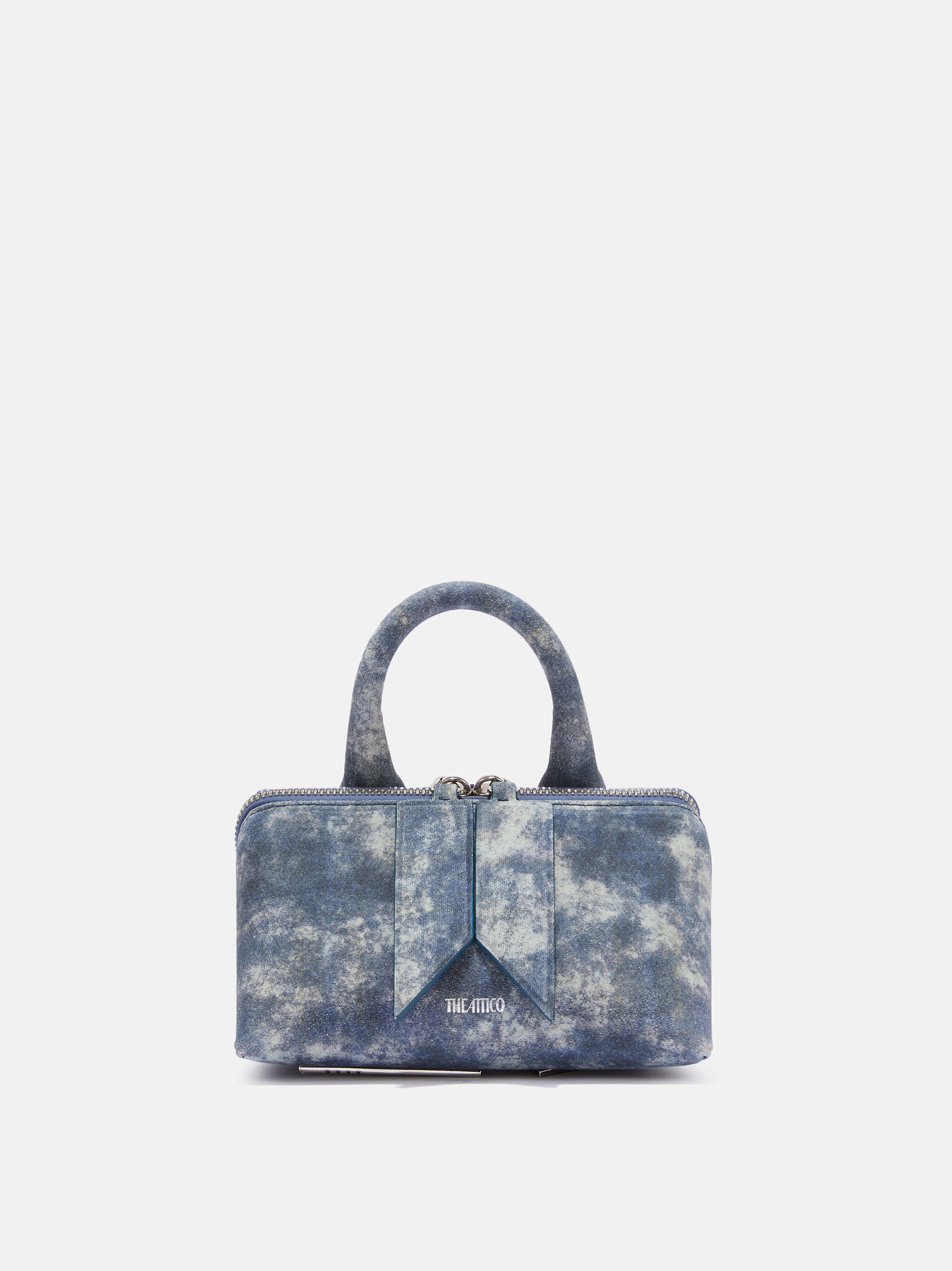 ''FRIDAY'' BLUE DENIM MINI HANDBAG - 1