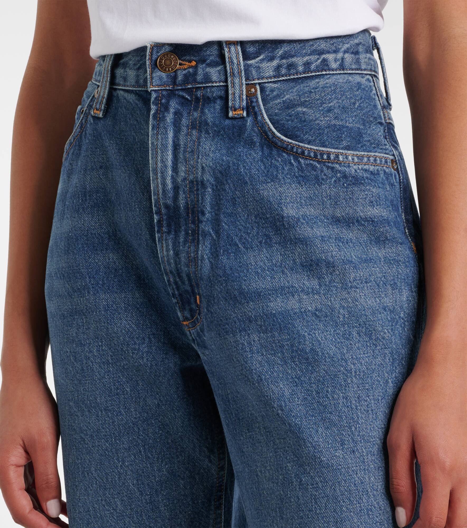 Leena mid-rise straight jeans - 4