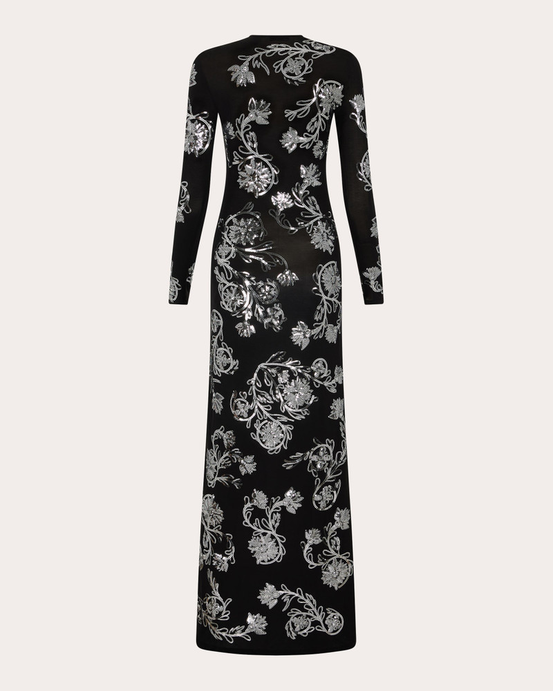 rabanne Sequin-Embellished Jersey Maxi Dress outlook