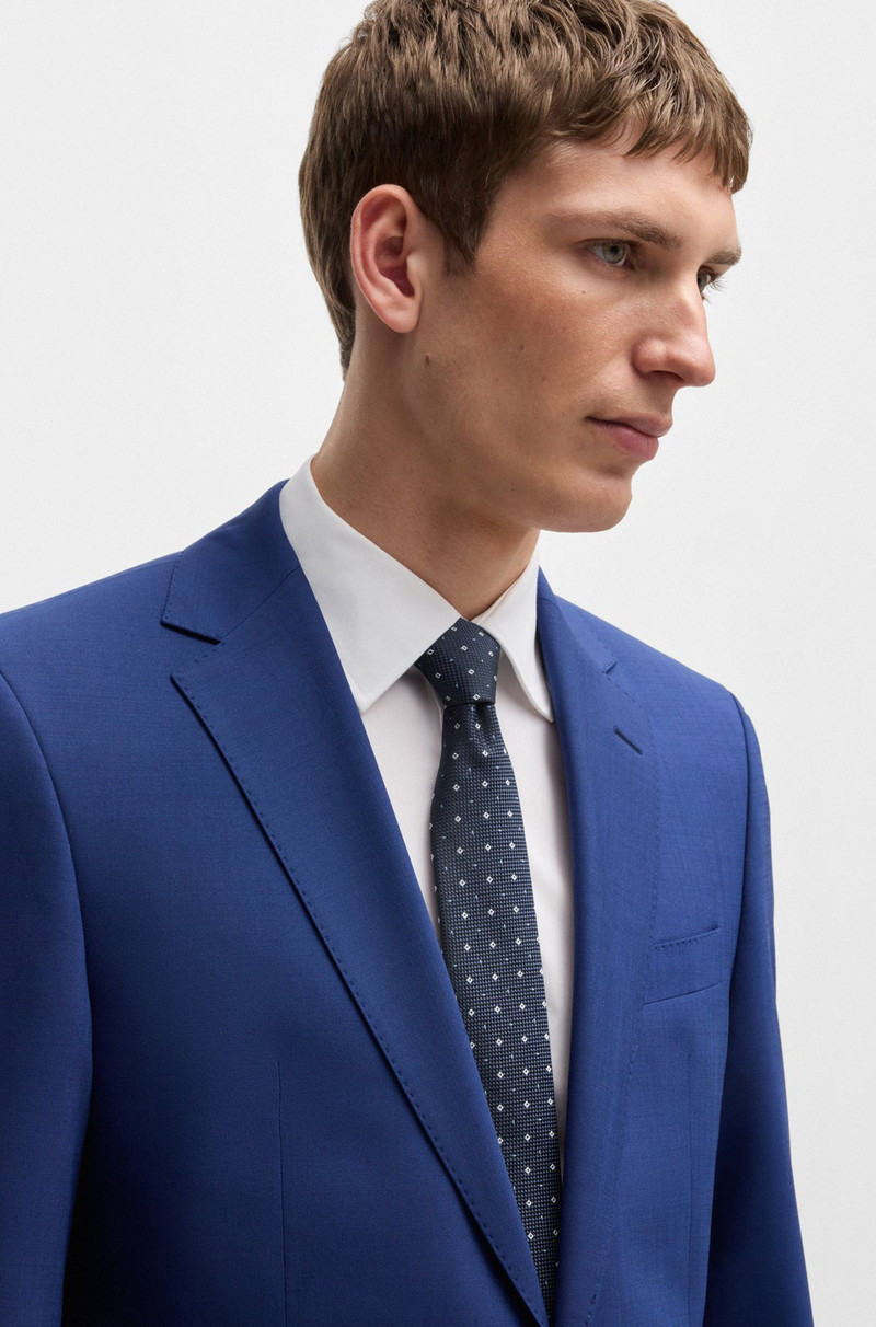 BOSS SILK-BLEND TIE WITH JACQUARD-WOVEN PATTERN outlook