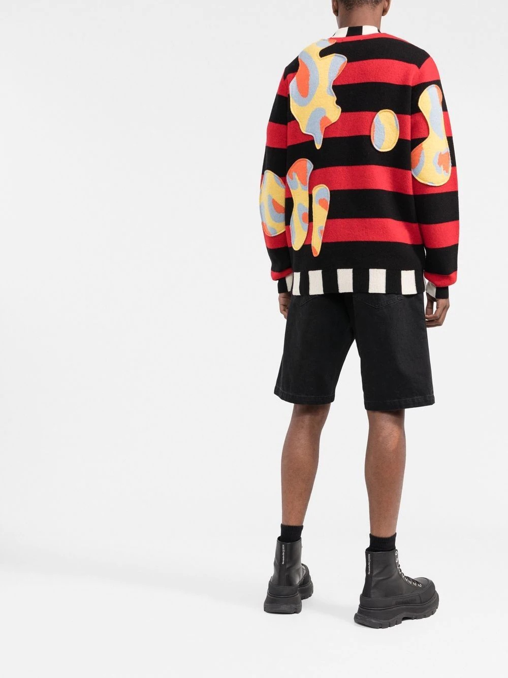 x Charles Jeffrey LOVERBOY intarsia-knit cardigan - 4