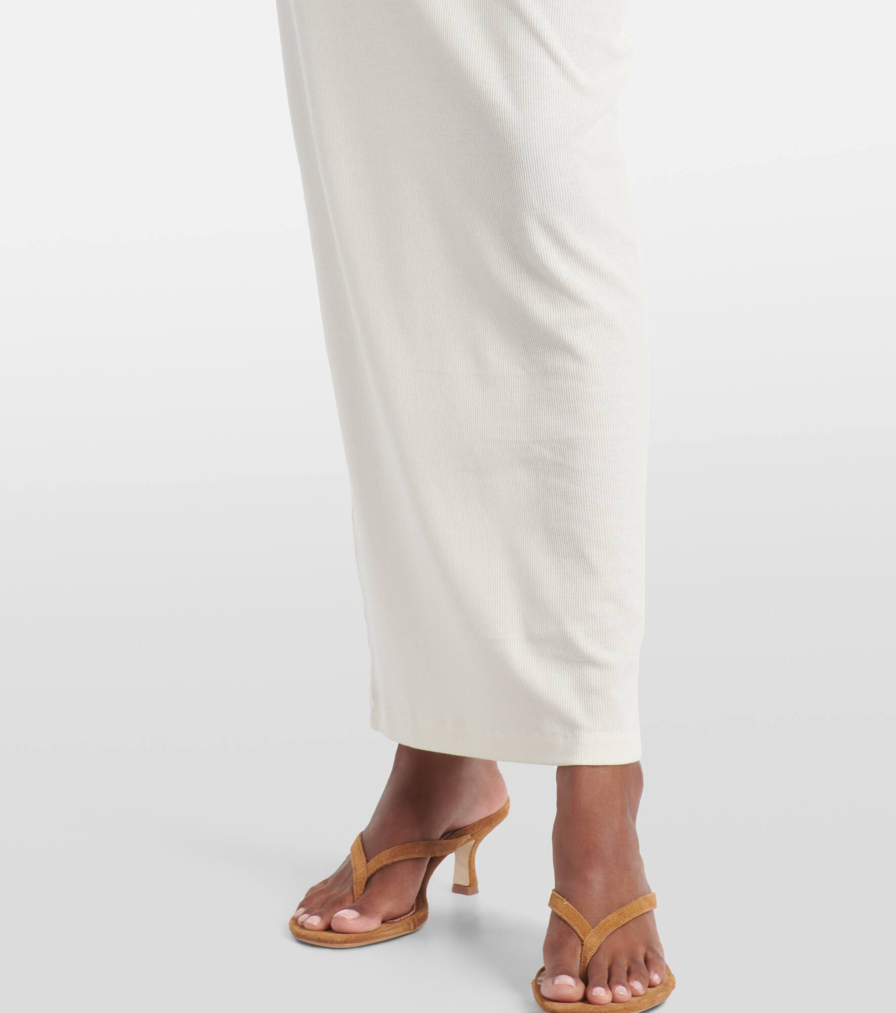 Cotton-blend maxi dress - 5
