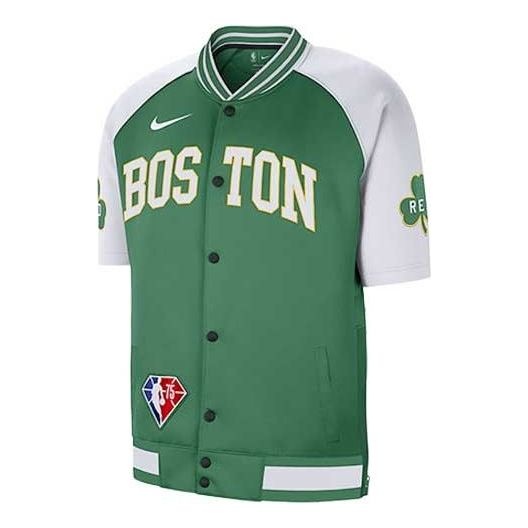 Nike Boston Celtics Dri-fit Casual Sports Breathable Short Sleeve Jacket Green DB2439-312 - 1