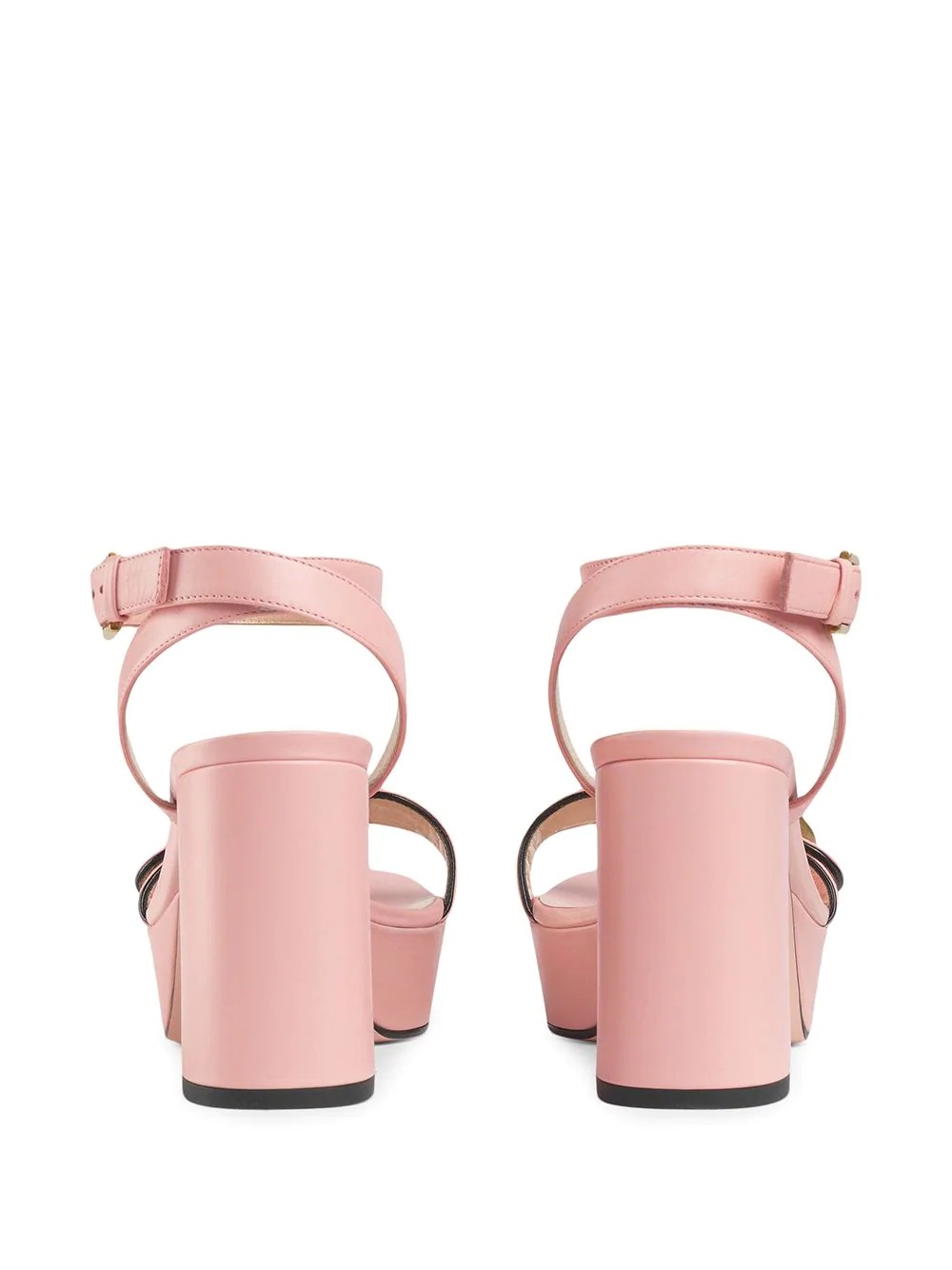 Double G platform sandals - 3