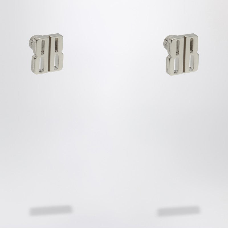Balenciaga Nano Xs Silver Stud Earrings Women - 2