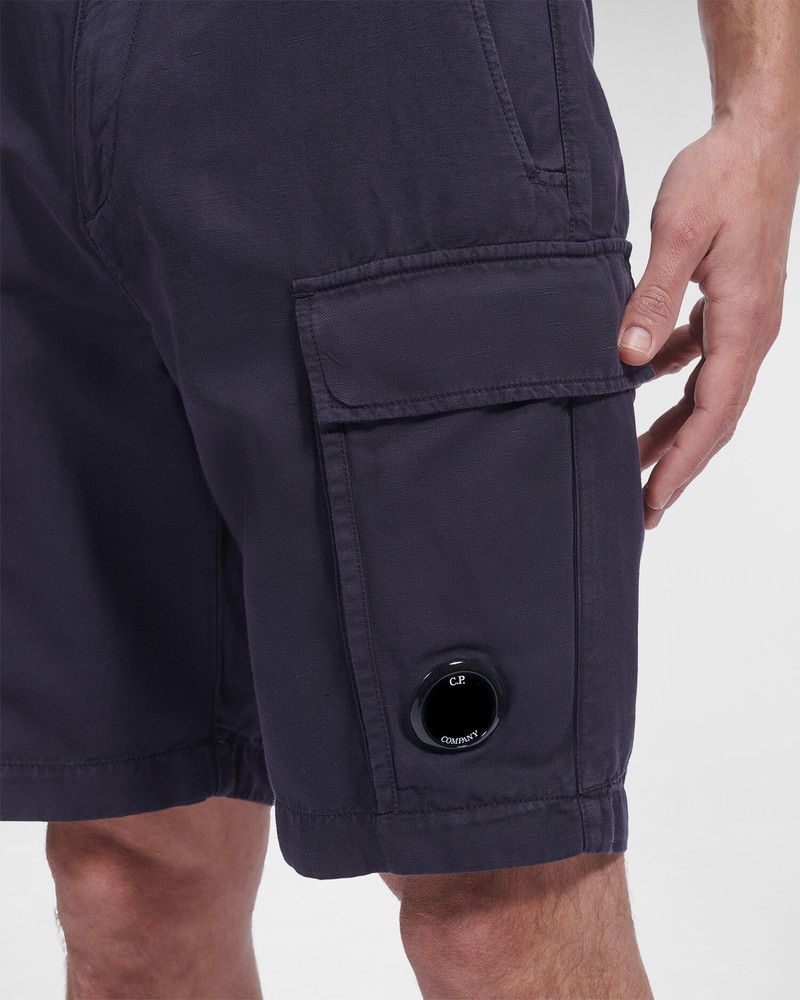 Cotton/Linen Cargo Shorts 5