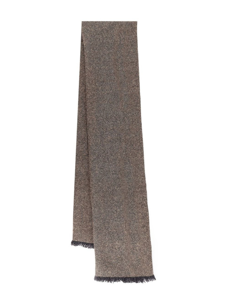 Brunello Cucinelli cashmere-blend scarf outlook