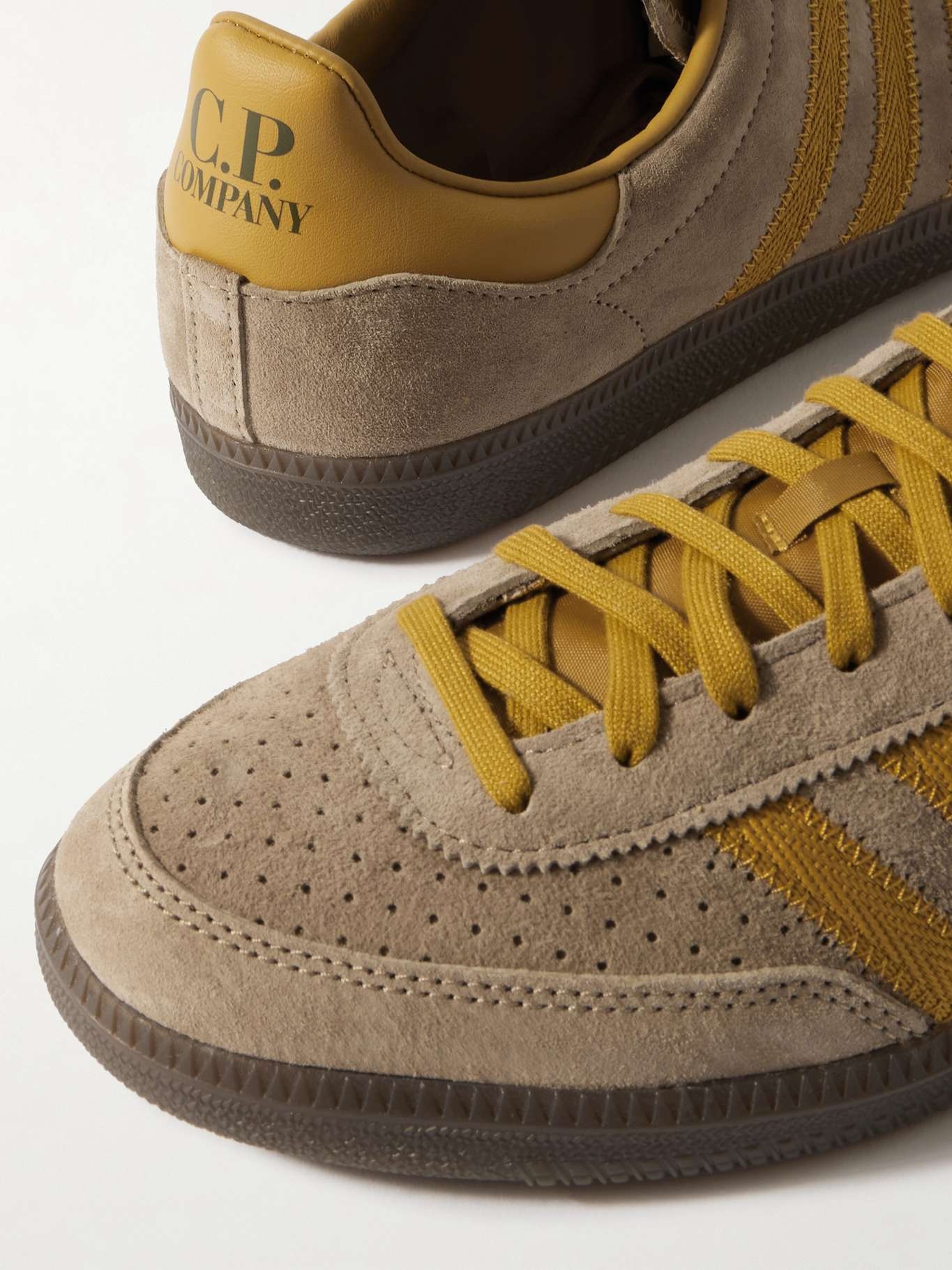 adidas Originals Company SPZL leather and grosgrain-trimmed