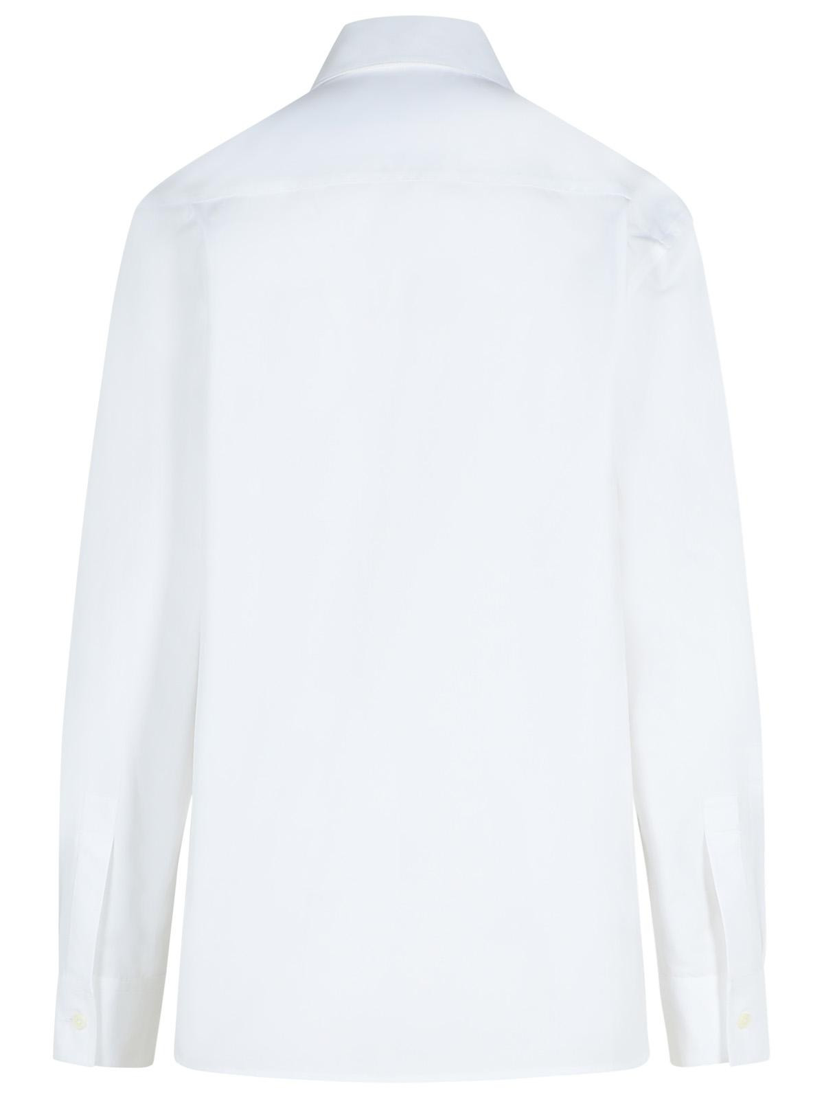 Jil Sander White Cotton Shirt Men - 3