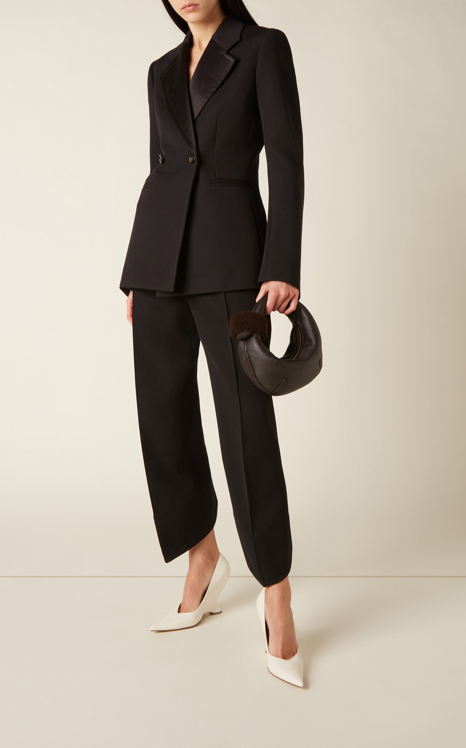 Cropped Wool Pants black - 2