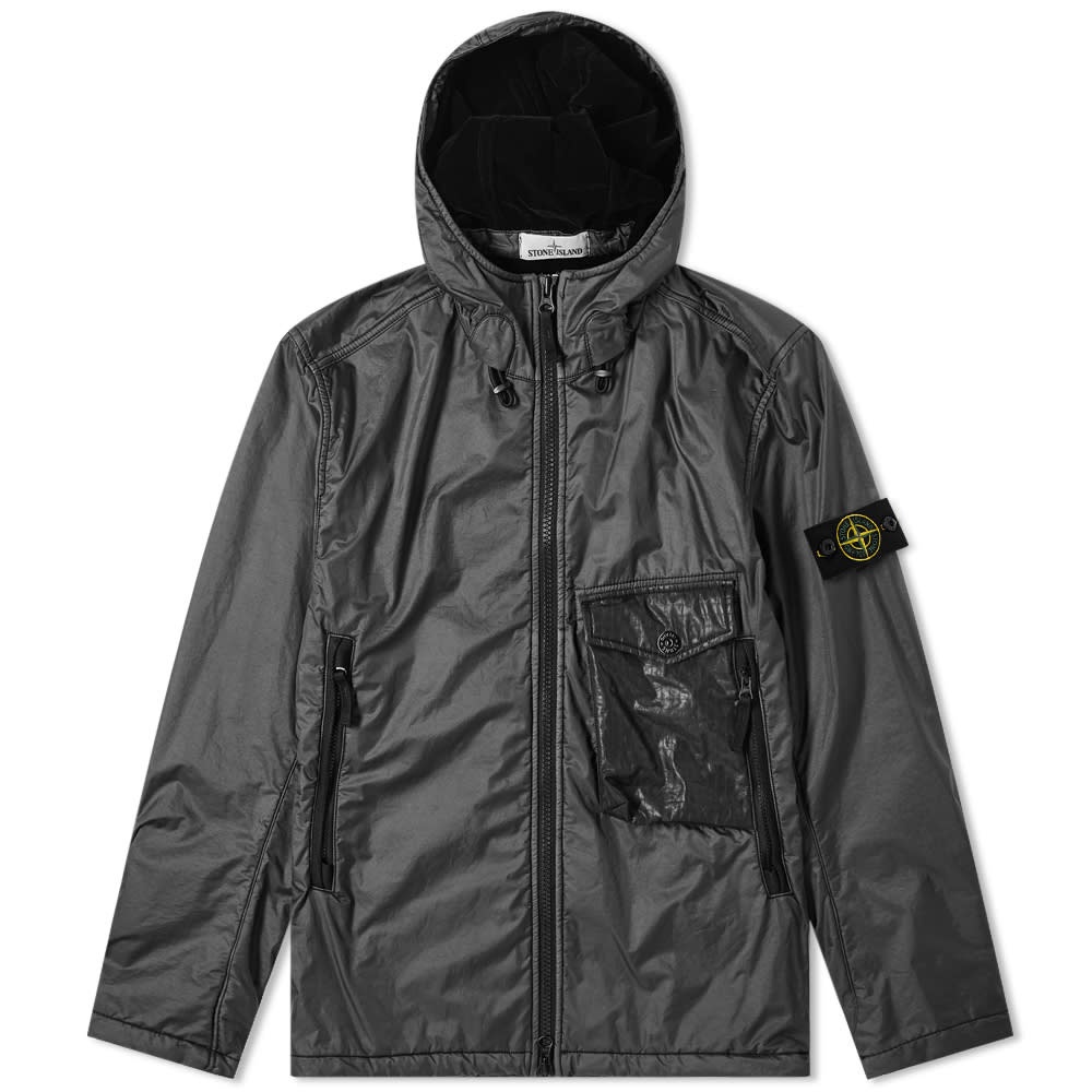 Stone Island Lamy Flock Hooded Jacket - 1