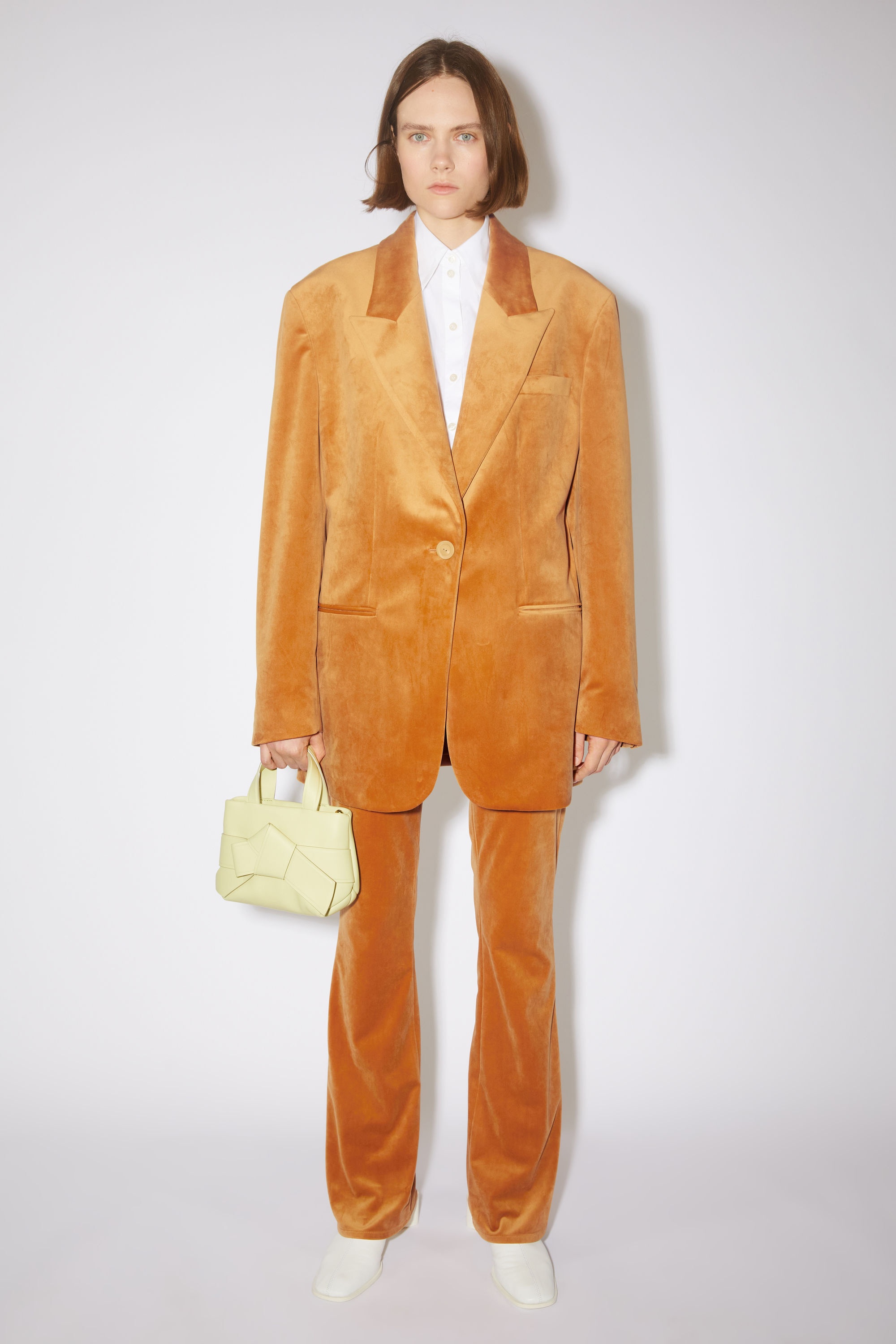 Single-breasted jacket - Honey yellow - 2