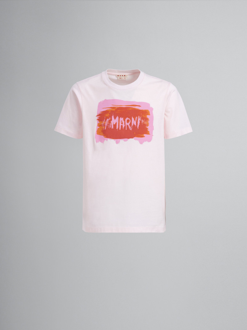 LIGHT PINK T-SHIRT WITH LOGO 1