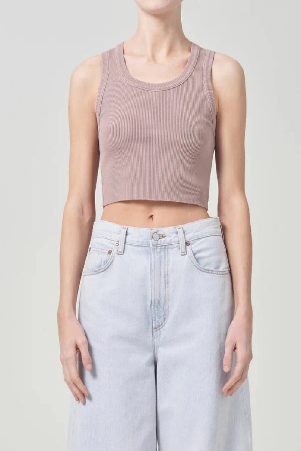 Cropped Poppy Tank Spider Lilly - 1