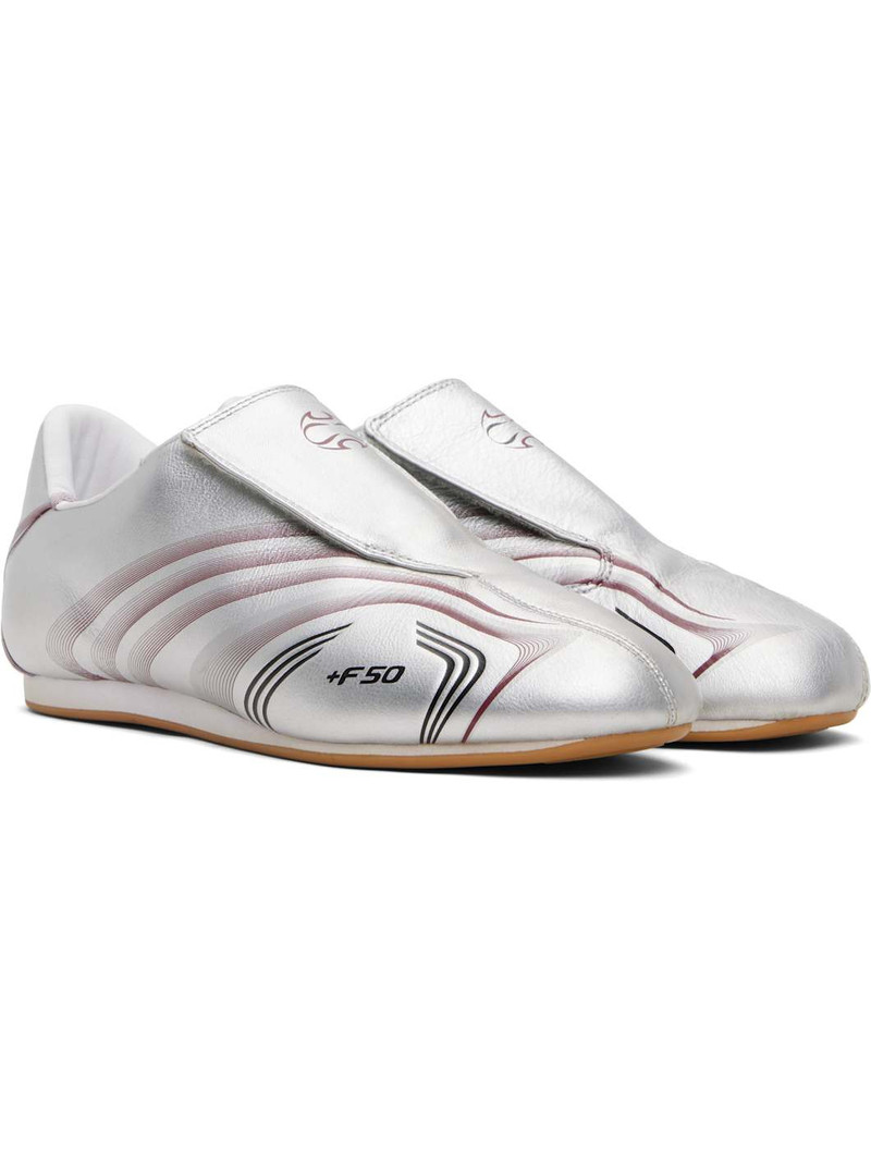 SSENSE Exclusive Silver Taekwondo 50 Sneakers 4