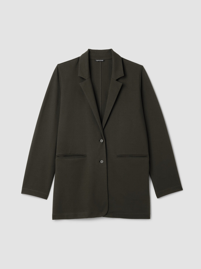 Washable Flex Ponte Long Blazer 1