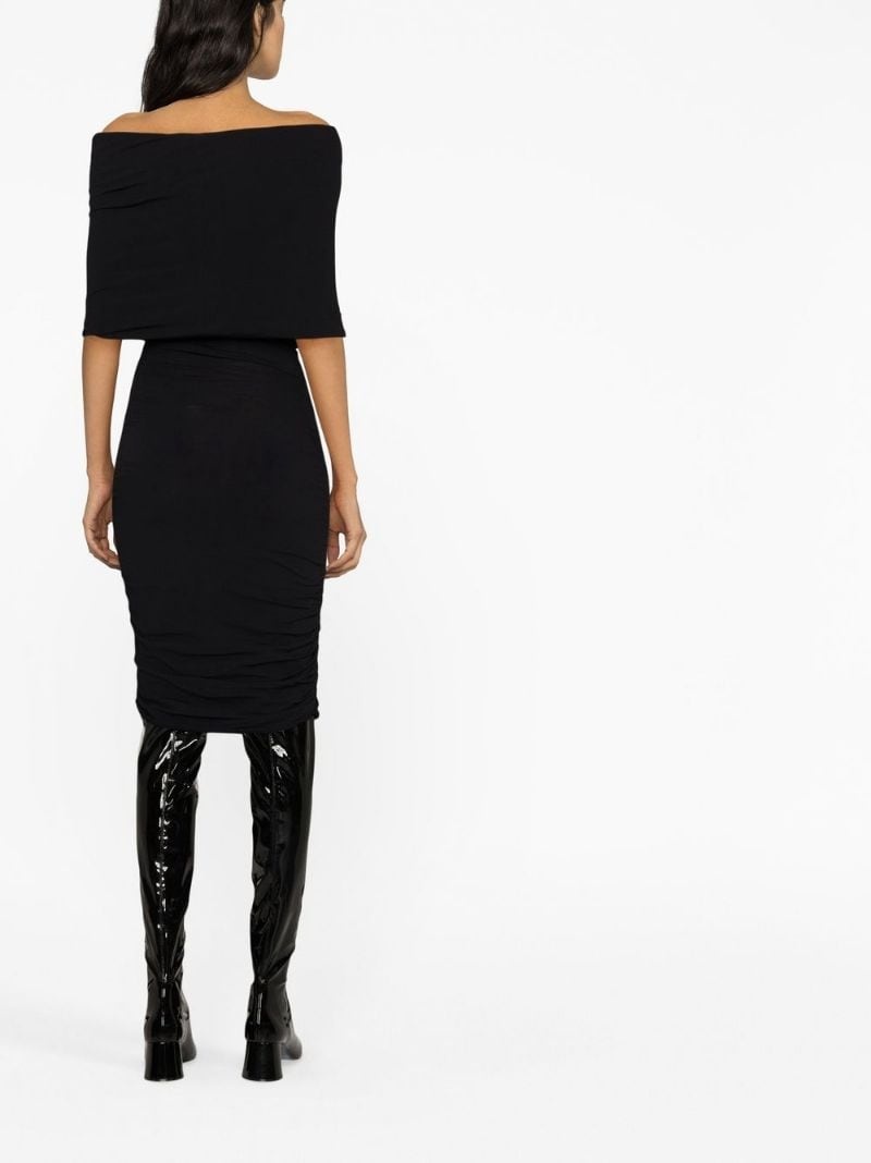 Aerica ruched midi dress - 3