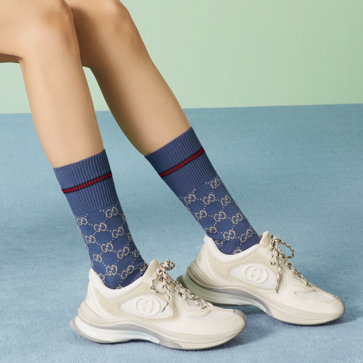 GG cotton blend socks - 3