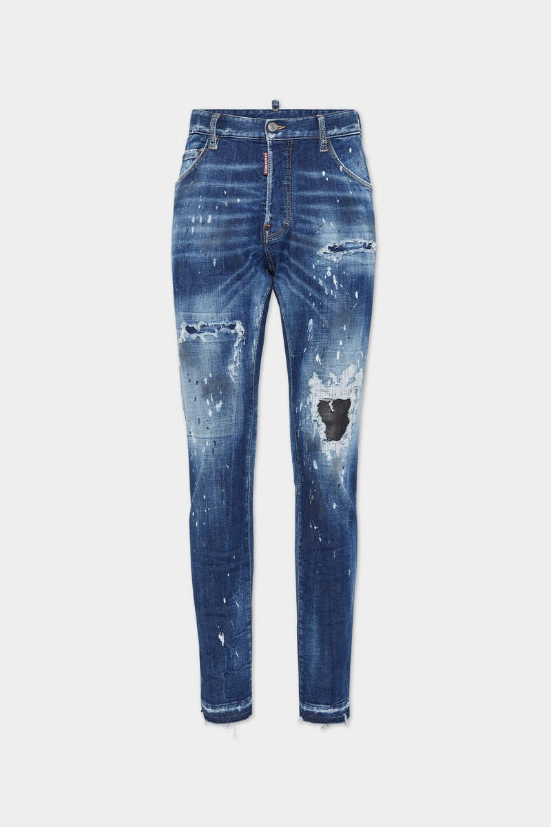 MEDIUM RIPPED WASH COOL GUY JEANS - 1