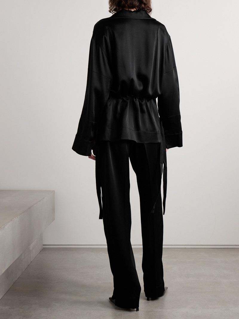 Belted Satin Jumpsuit 3