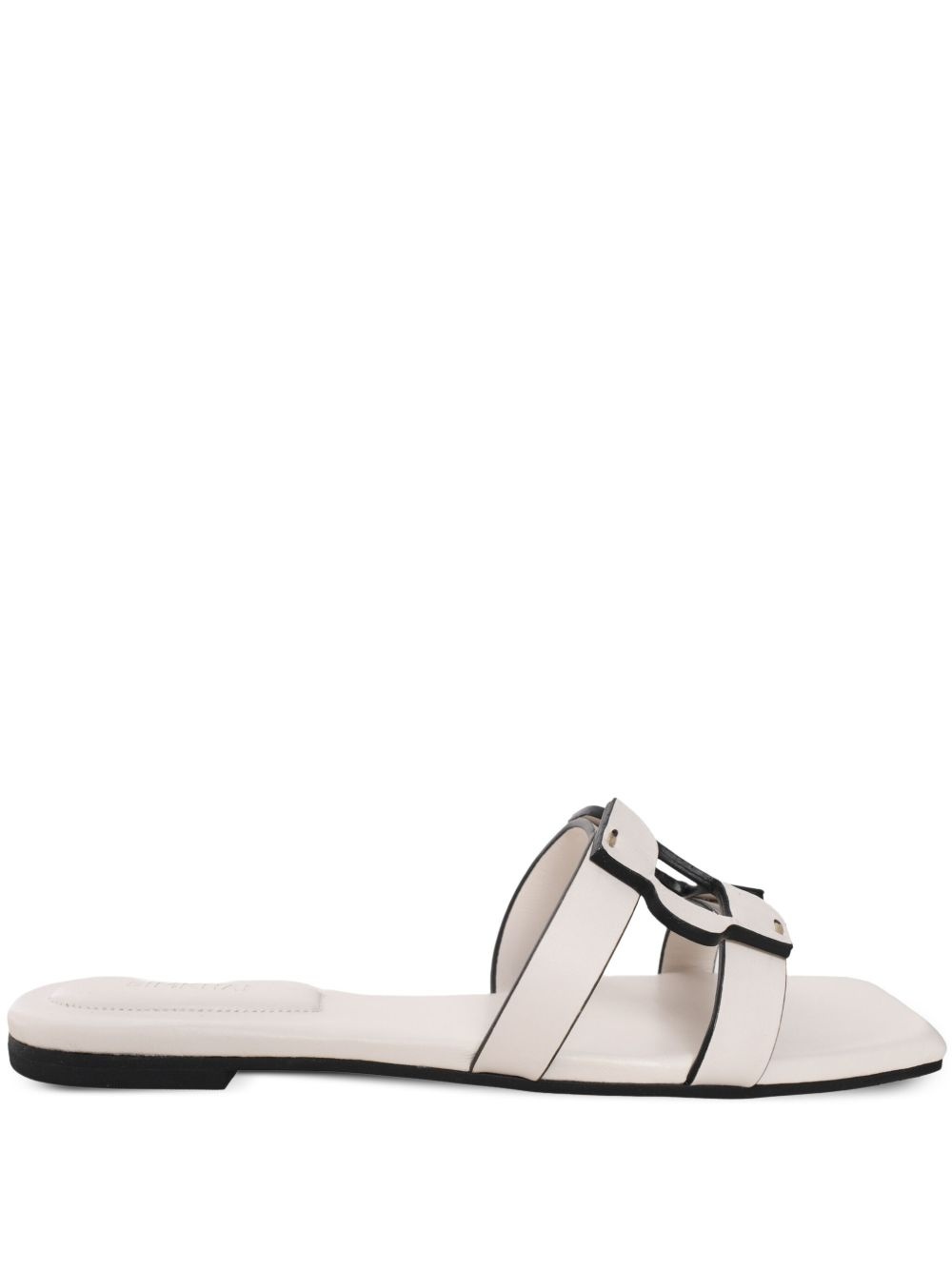 leather slides - 1