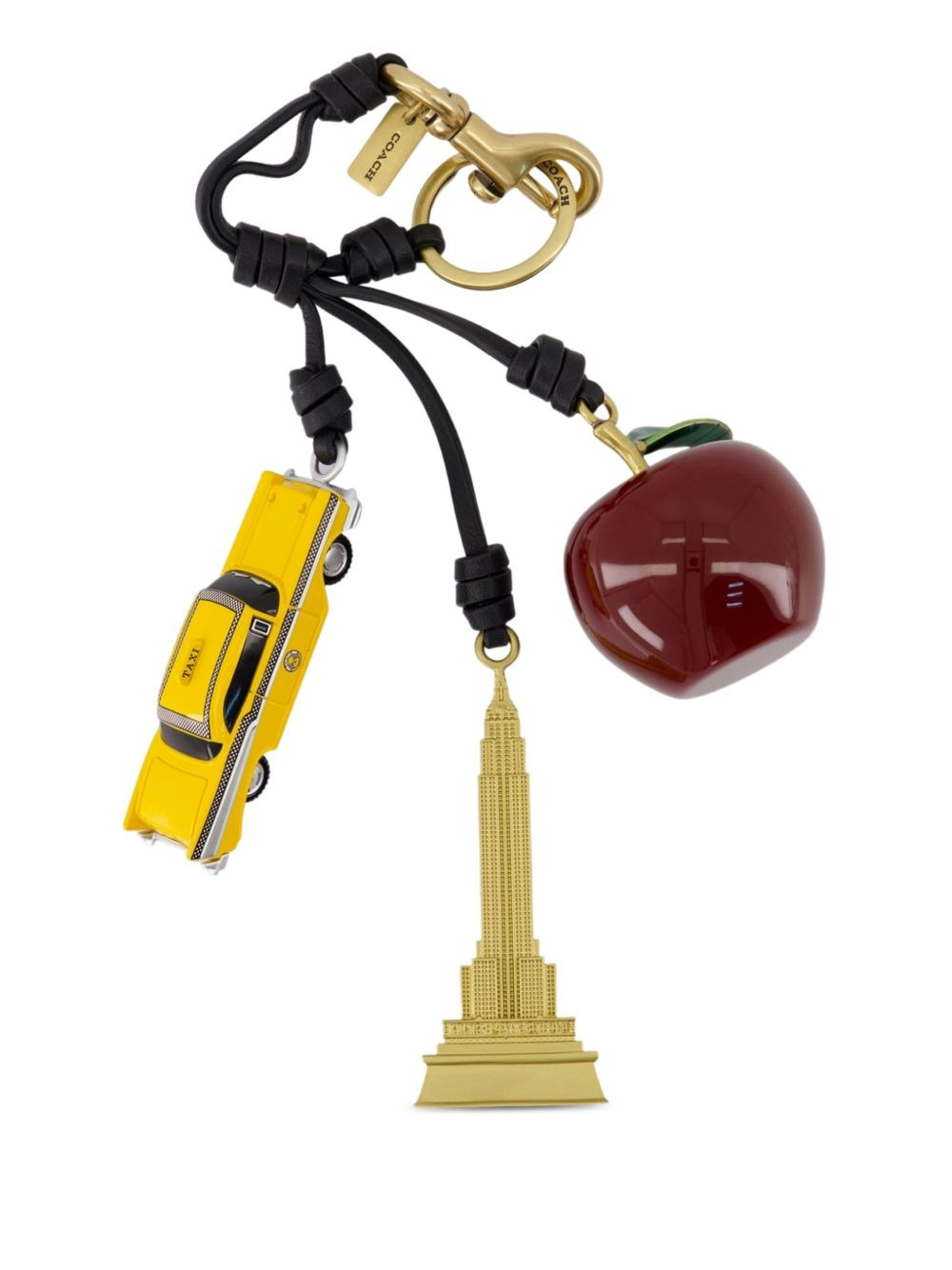 new york motif bag charm - 2