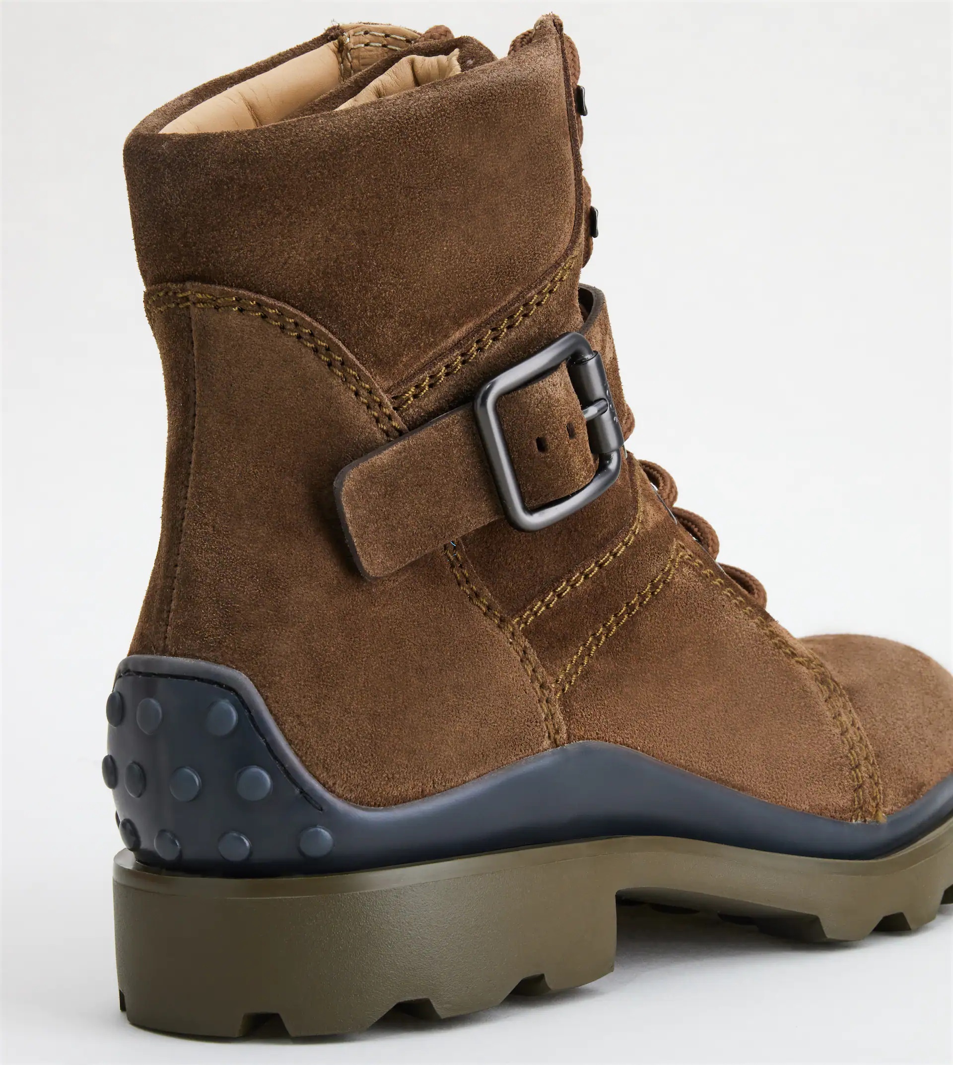 ANKLE BOOTS IN SUEDE - BROWN - 9