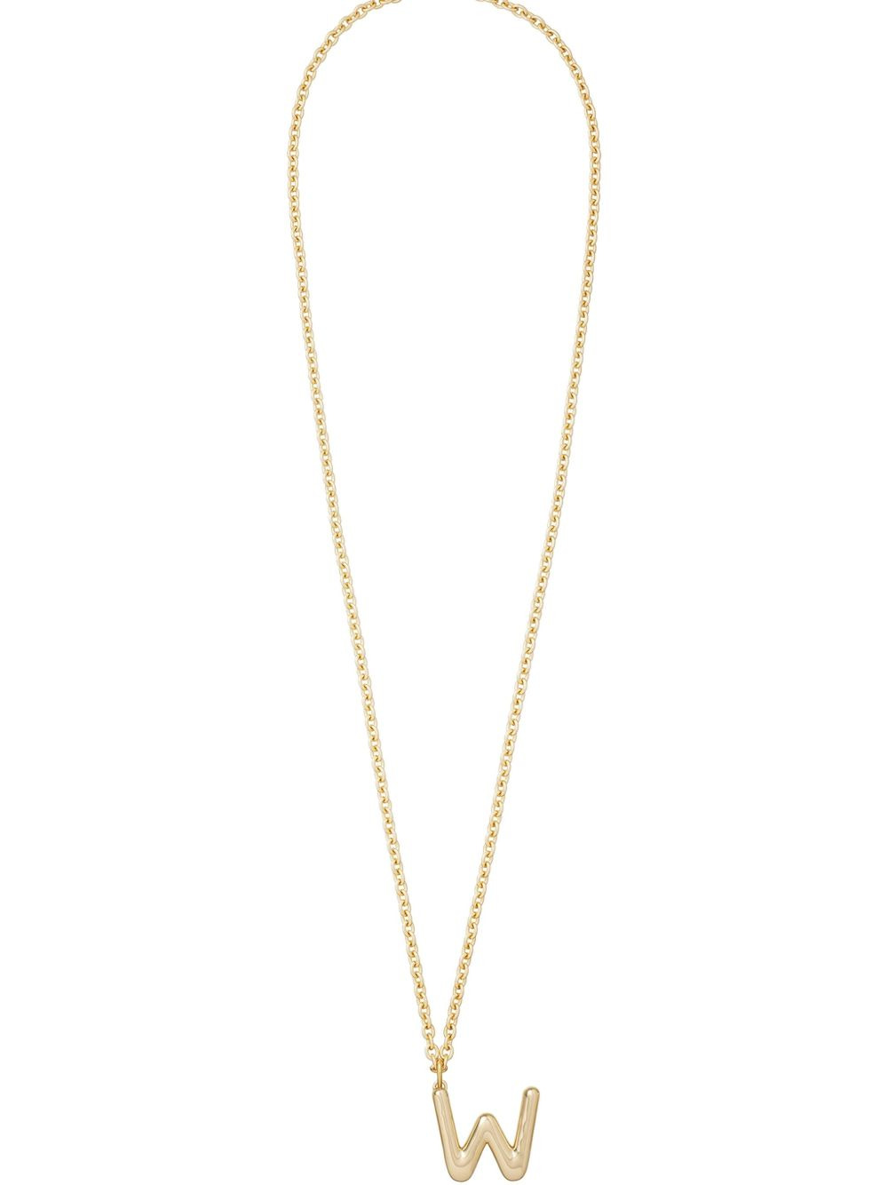 Big Puffy Initial necklace - 2